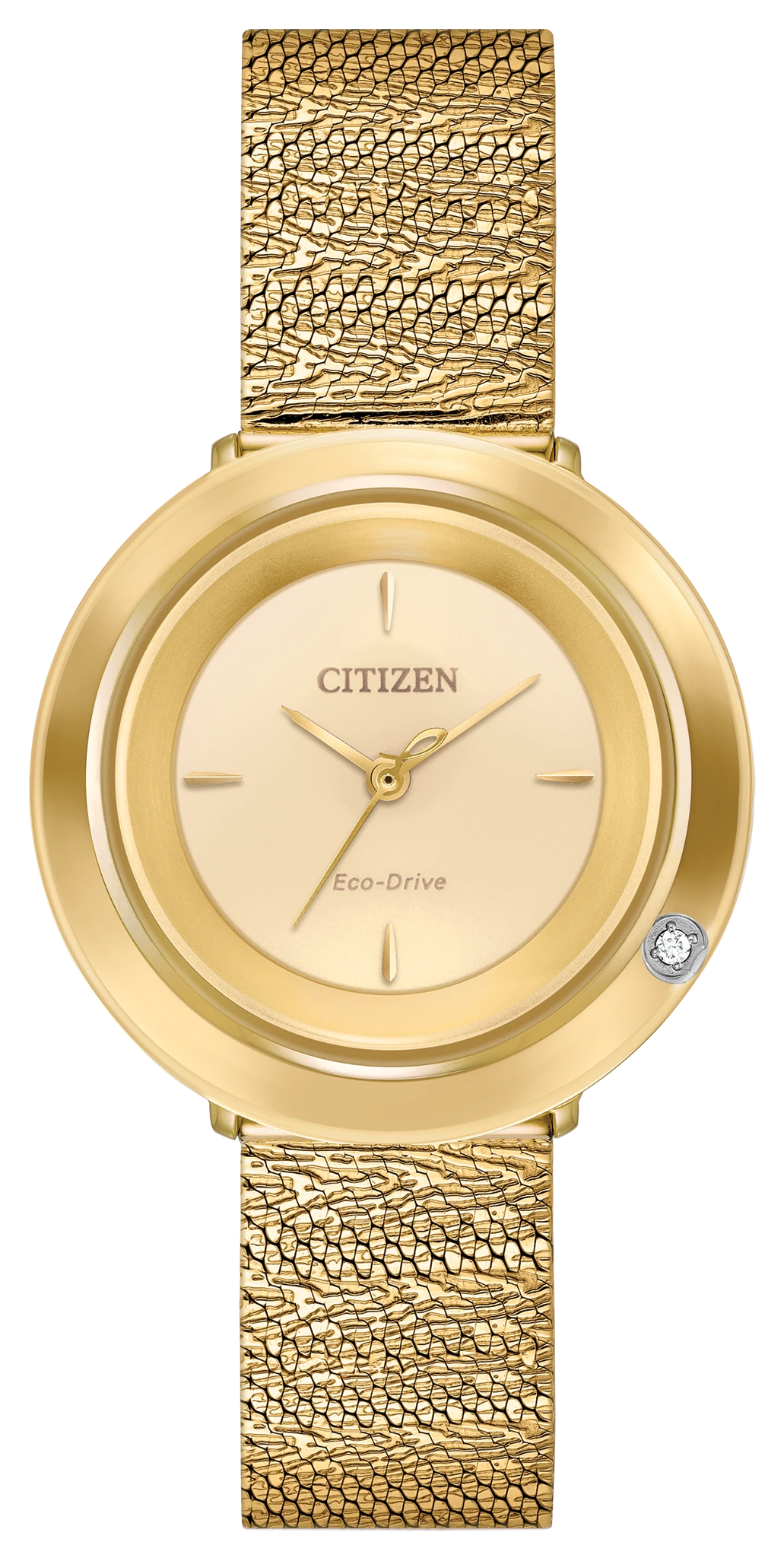 L Ambiluna - Men's Eco-Drive EM0642-52P Gold Watch | CITIZEN